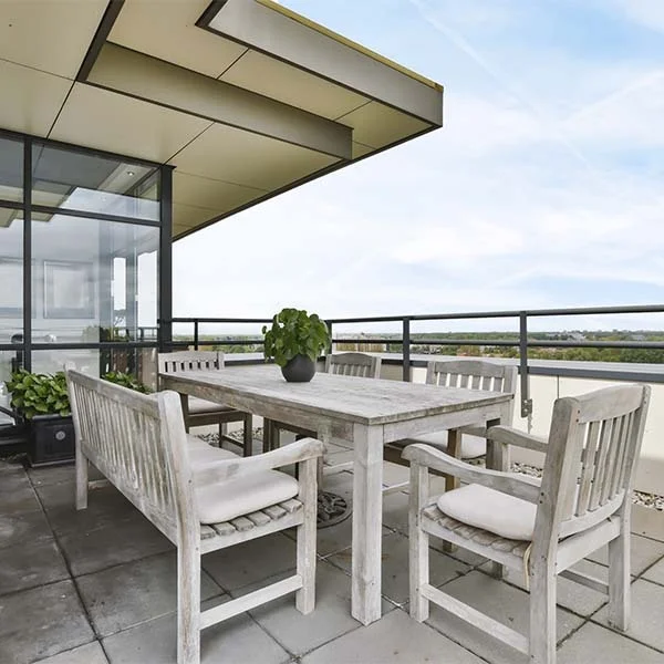 terrasse sur le toit